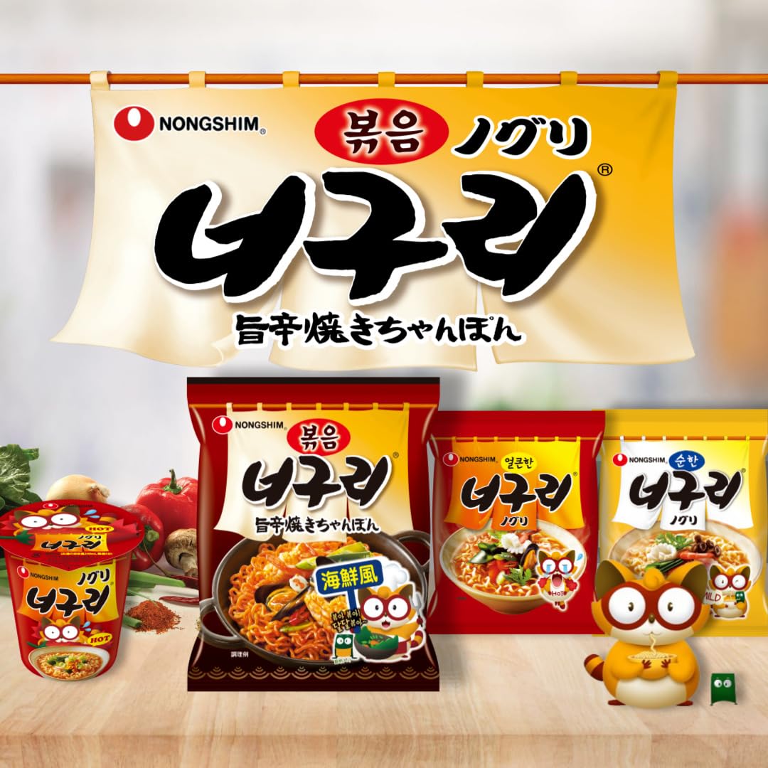 Amazon.co.jp: nongshim 公式 ノグリラーメン(単品, 旨辛焼き