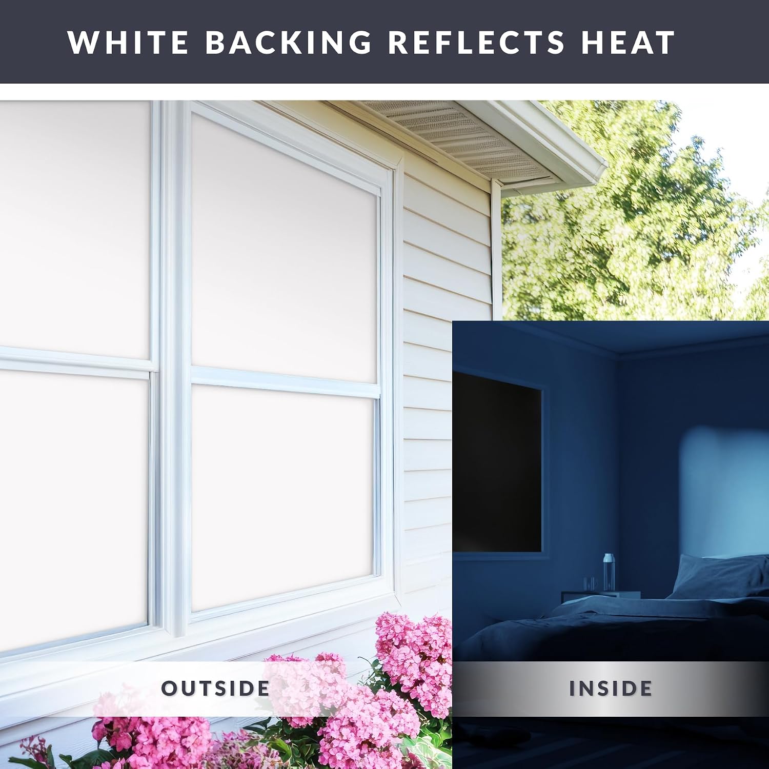 Blackout Light Effects Window Privacy Film by Artscape - Light Blocking Blackout Film, Static Cling, Full Coverage Privacy, Light Control, Helps Create a Calm, Focused Space - 35.43 x 72 Inch