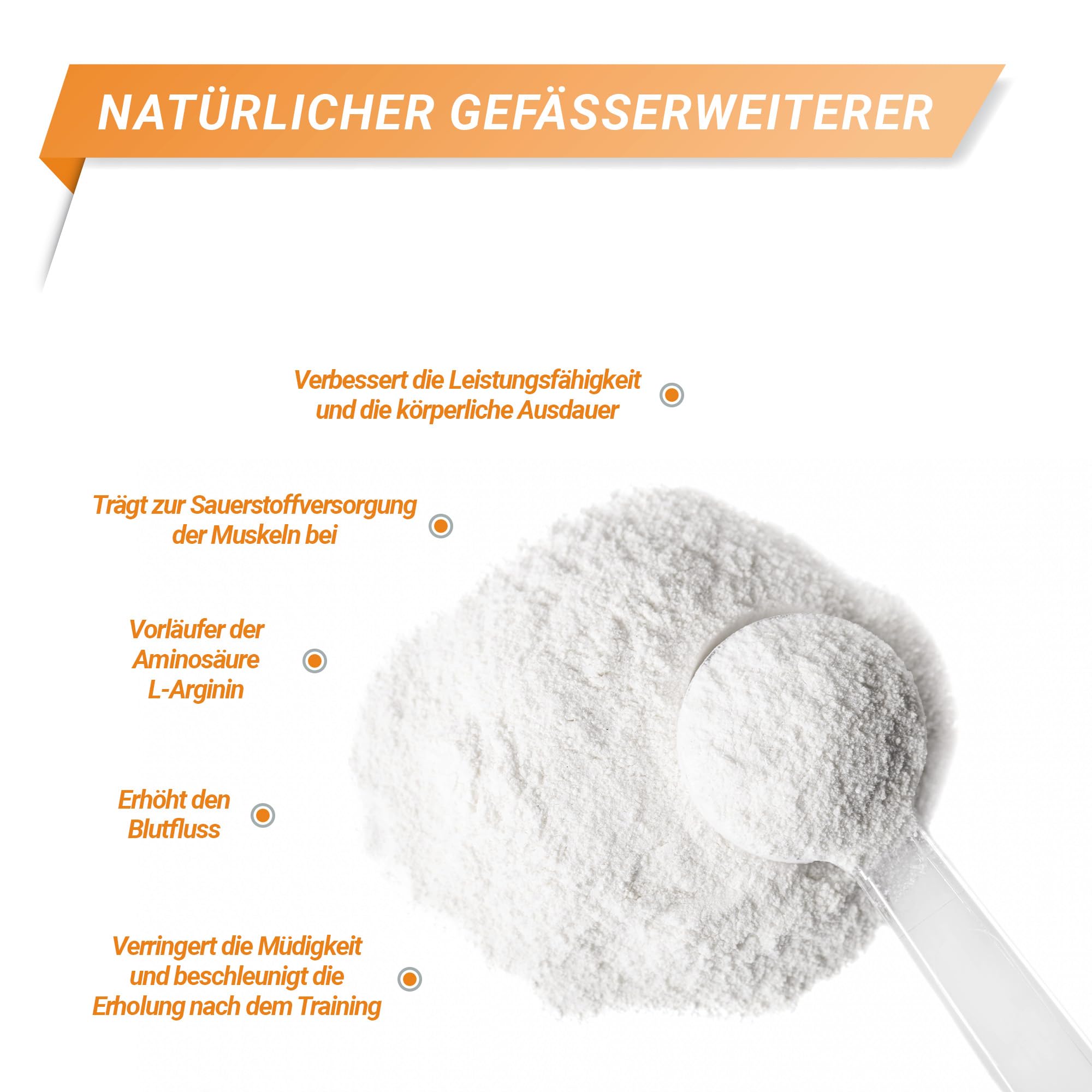L-CITRULLIN PULVER * 83 Portionen / 250 g * Für Veganer geeignet