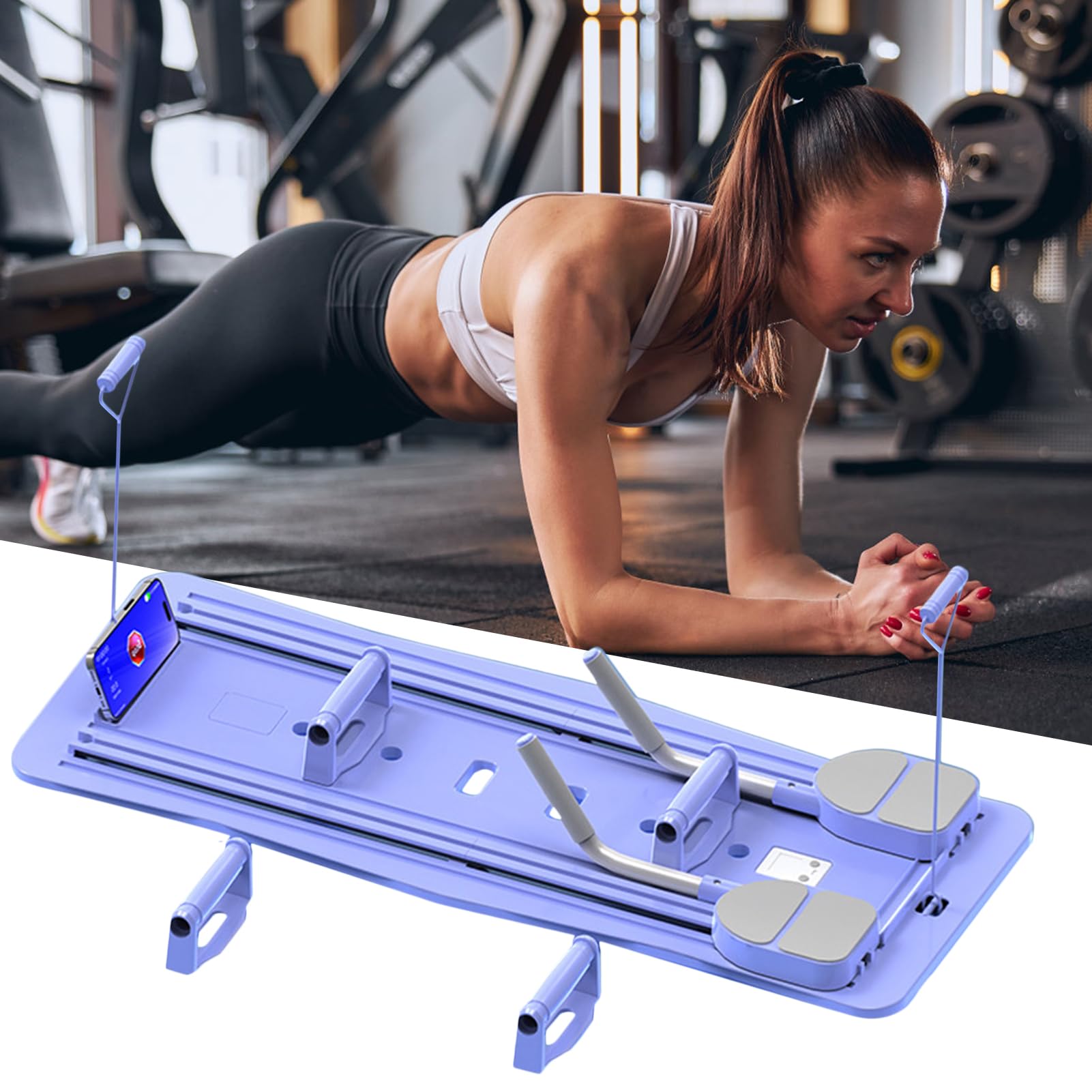 Tavola da allenamento per pilates, portatile, per esercizi addominali, per adolescenti, ragazze, giovani, donne, amici, marito, moglie, figlio, figlia, ragazzi