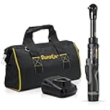 Durofix RW1216-3P G12 Series 12V Li-ion Cordless 3/8” 60 ft-lbs. Extended Ratchet Wrench Tool Kit with 1 Batteries and Canvas Bag