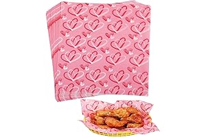 GeeRic Valentine Wax Paper Sheets: Your Heartfelt Choice for Delectable Delights