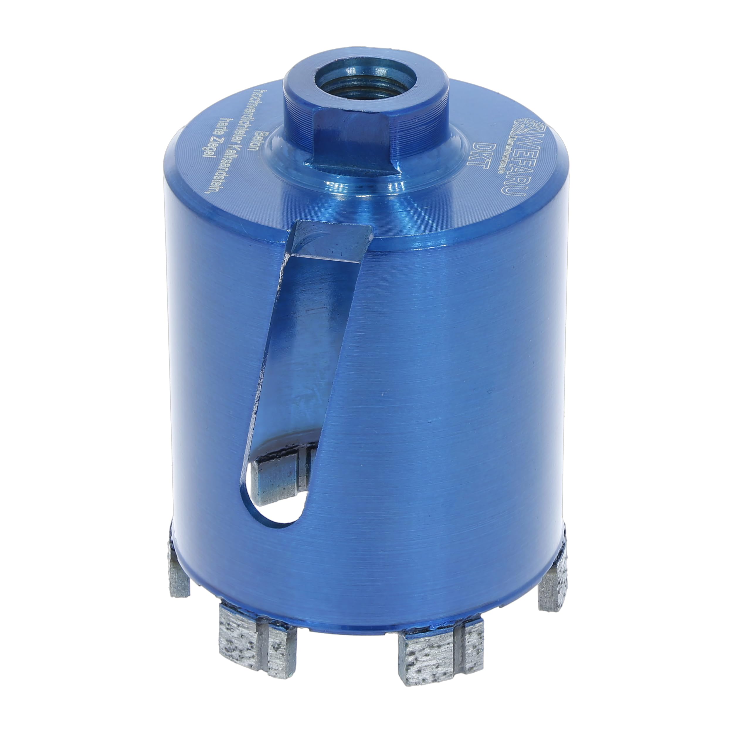 Diamant Dosensenker 68mm SDS Plus Komplett-Set – WEFARU DKT | Schrägschlitz, Unterputzdose, Beton, für Kombihammer, inkl. Adapter + Zentrierbohrer