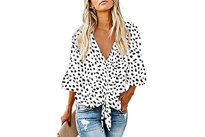 Womens Tie Sleeve Blouse: Feminine Allure and Chic Elegance