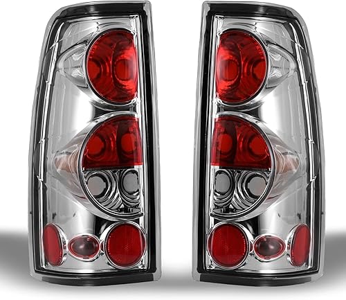 Miniatura 20 de Winjet Luces traseras para Chevy Silverado 1999 2000 2001 2002 2003 2004 2005 2006 Chevy Silverado 1500 2500 3500 [1999-2003 GMC Sierra 1999-2003]