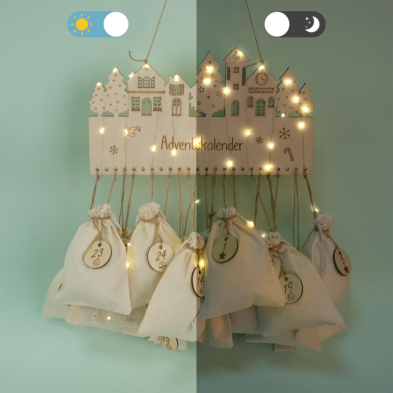 Jens Living Adventskalender Scent of Joy Kerst 19.8x5x24cm 1stuks Krabbendam Kadoverpakking