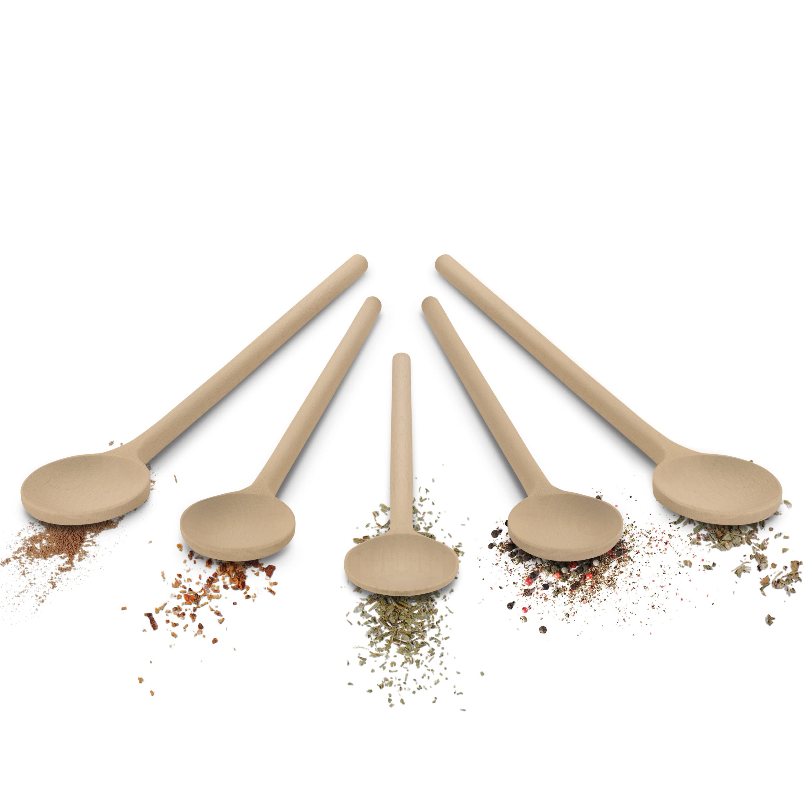 KO&CO Cuillère De Cuisine En Bois De Hêtre Non Traité