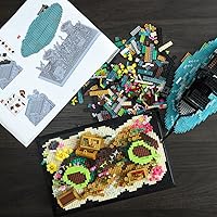 Vista 6 de Kit de construcción de barco pirata, 4059 piezas, juego de micro bloques de construcción, juguete de construcción y exhibición para adultos, regalos