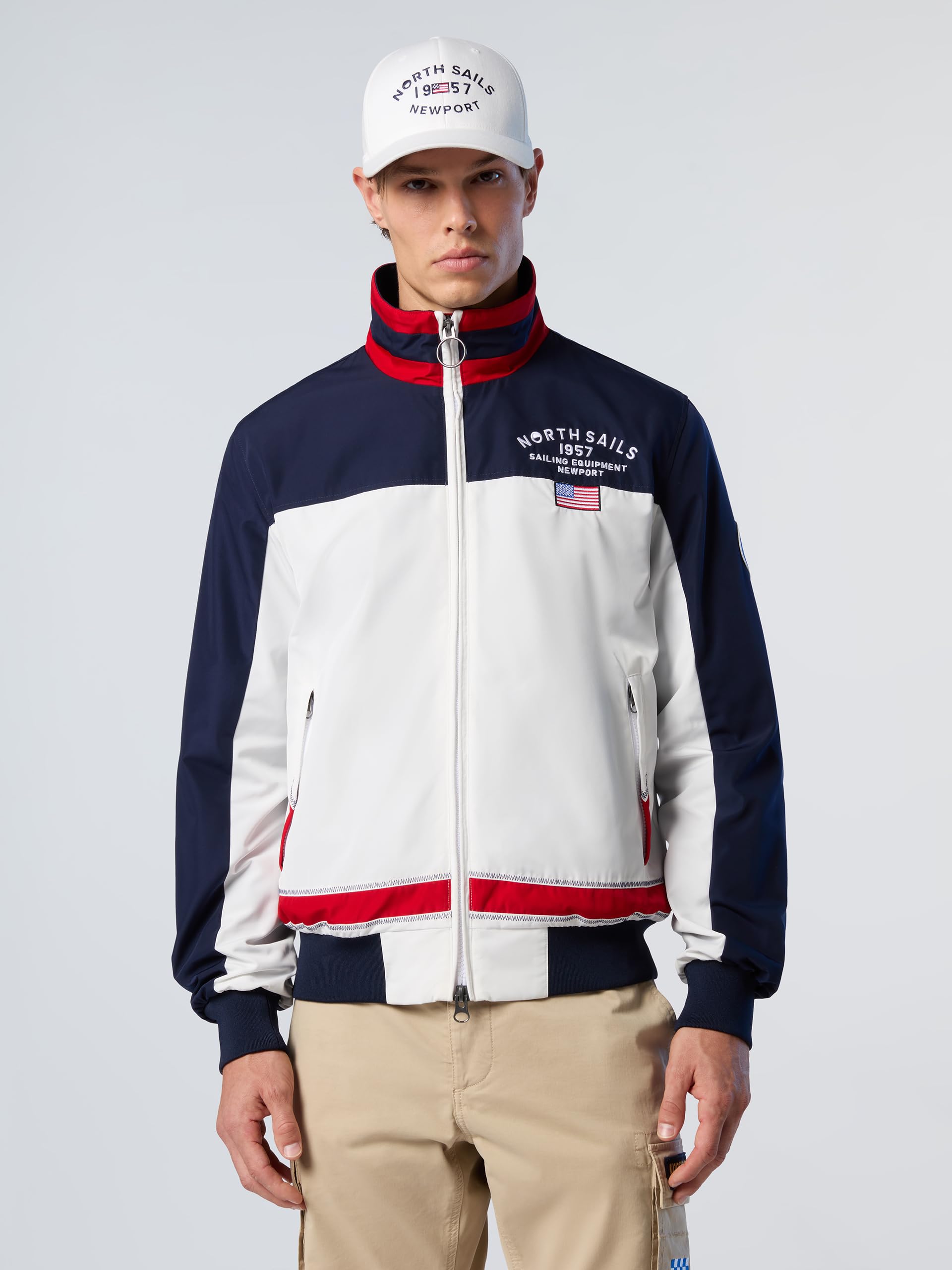 NORTH SAILS Giacca Sailor Newport Uomo in Nylon Oxford Riciclato