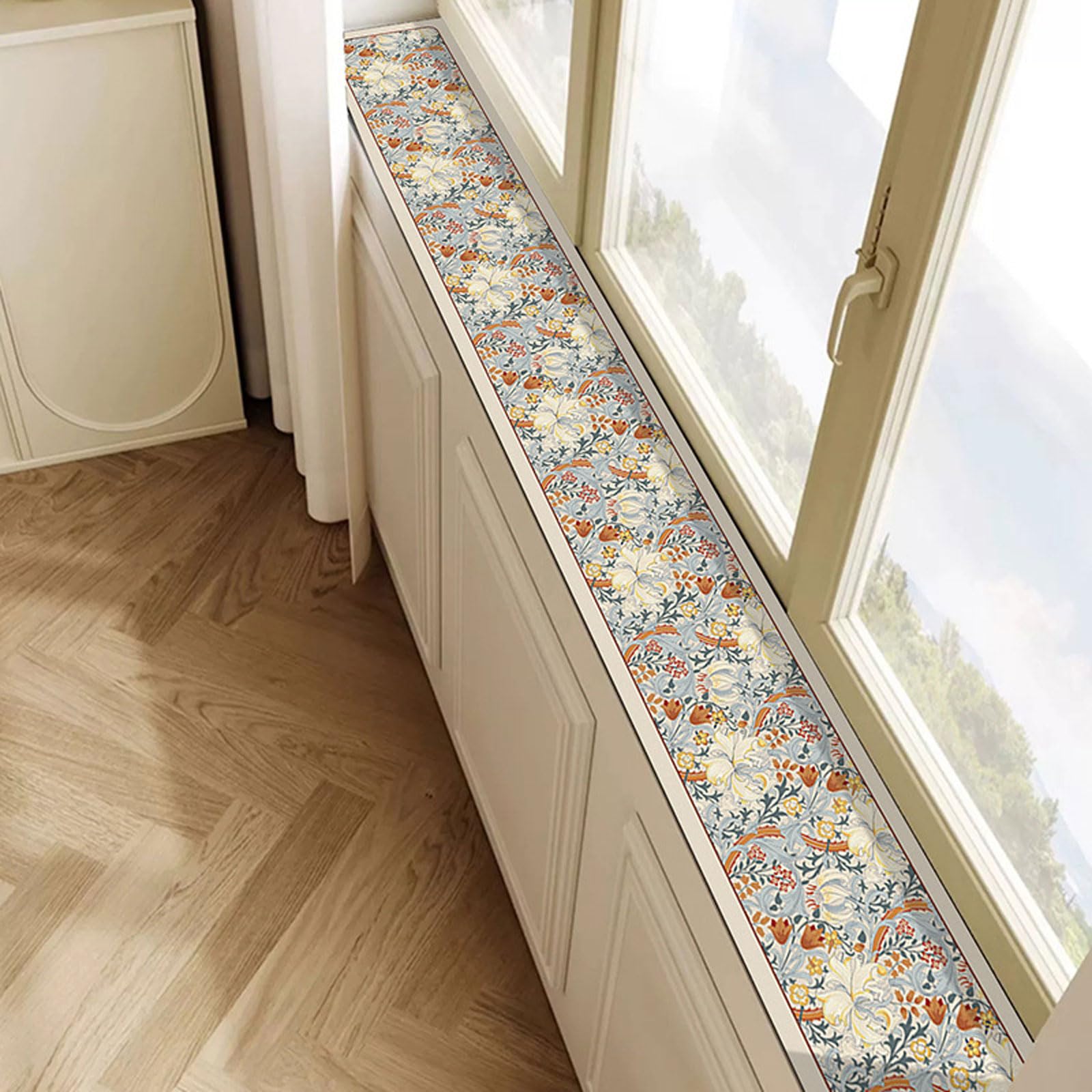 Chaoyilian Window Sill Mat Waterproof,Absorbent & Quick-Drying Window Sill Cushion Pad,Non Slip Cushion For Windowsill,Waterproof,Dust-Proof,for Balcony Tea Room Living Room Decor