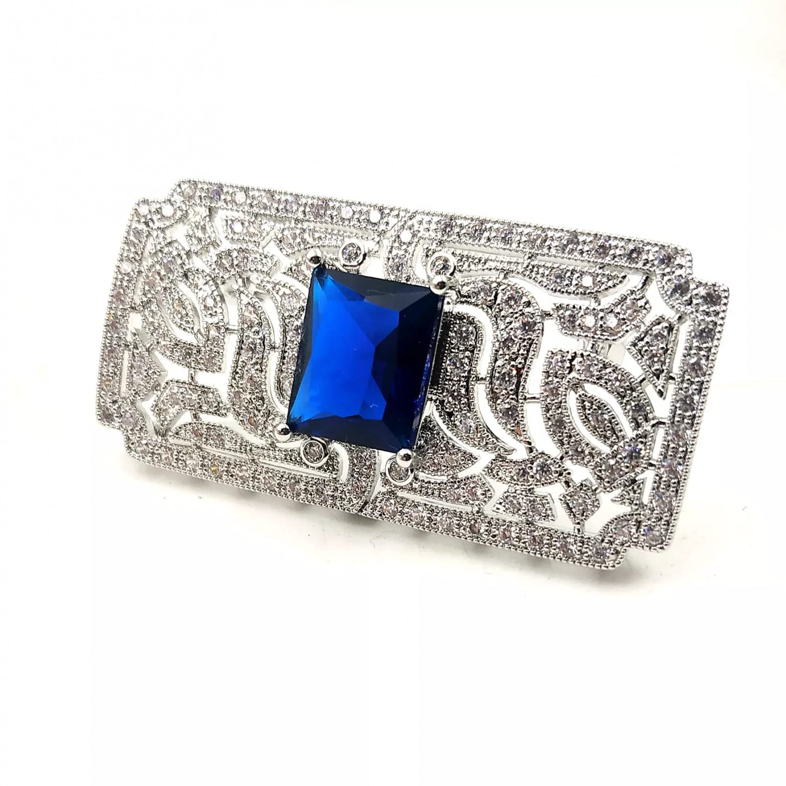 WLLLTYBroochSapphire Broche Pin Decorativo Señoras Ropa Accesorios Regalo