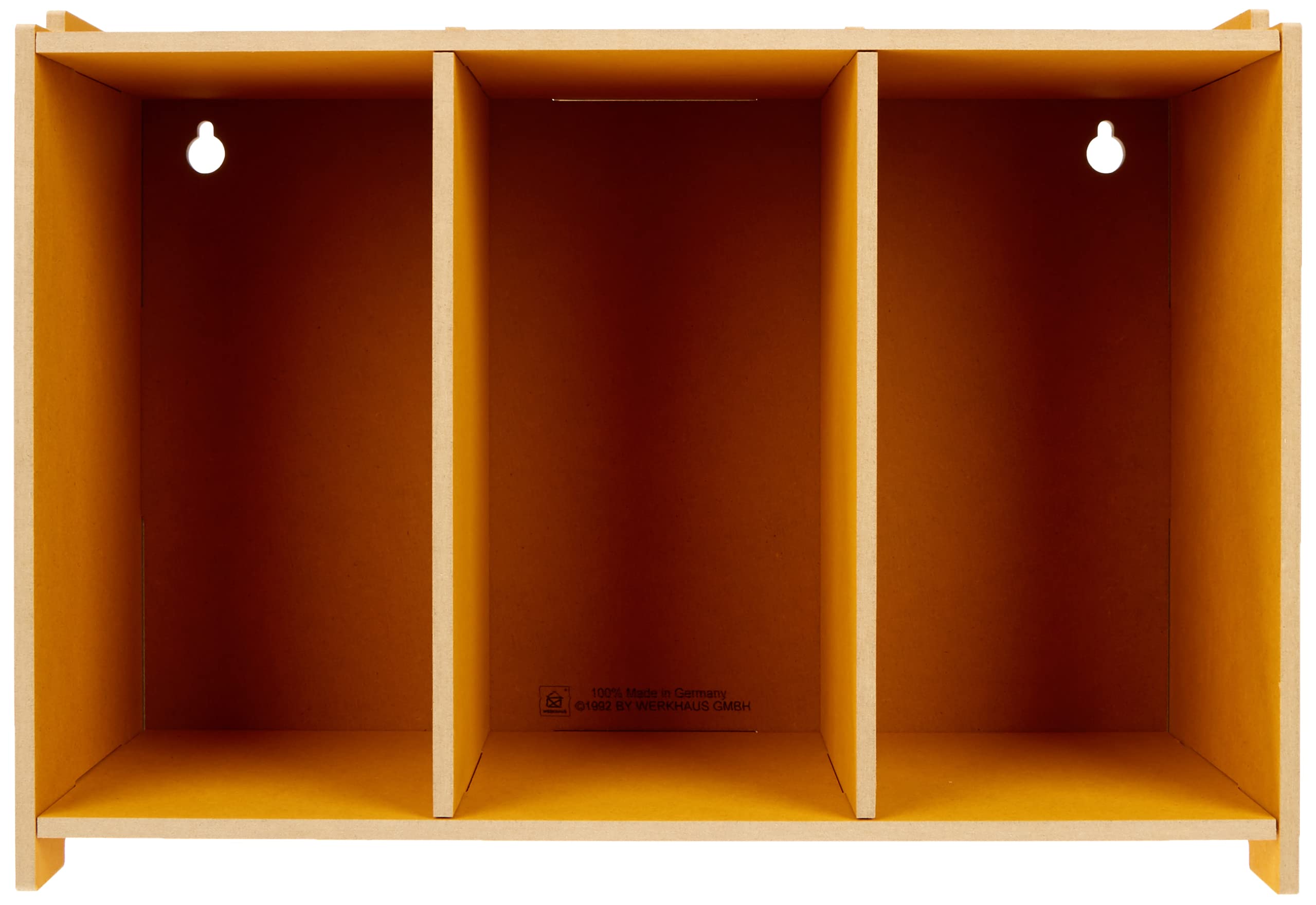 Werkhaus Media Box - Scatola DVD impilabile, 1150 g, colore: Oro