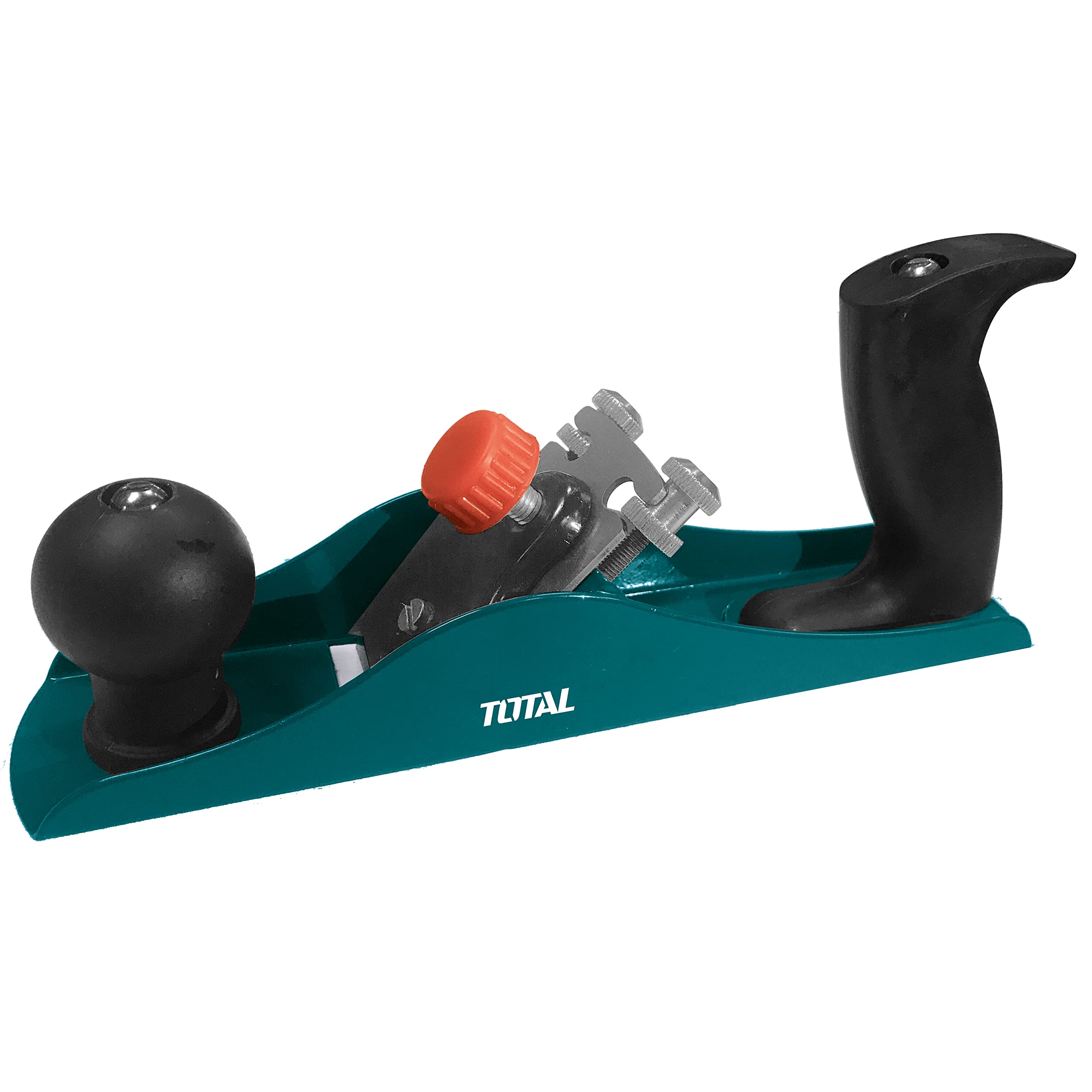 TOTAL - Cepillo Manual de Carpintero - Longitud de 235 mm - Cuchilla de 44 x 80 x 2 mm - Especial para Hacer Rebajes en Madera - Herramienta de Ebanistería