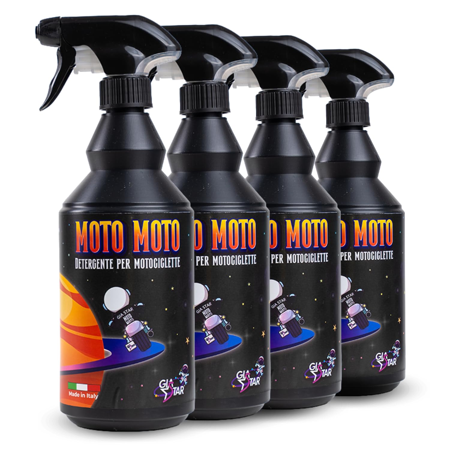 Detergente Pulizia Motocicletta - MOTO-MOTO | Sgrassatore Spray per Trasmissione, Carene e Cerchi | Pulitore Catena