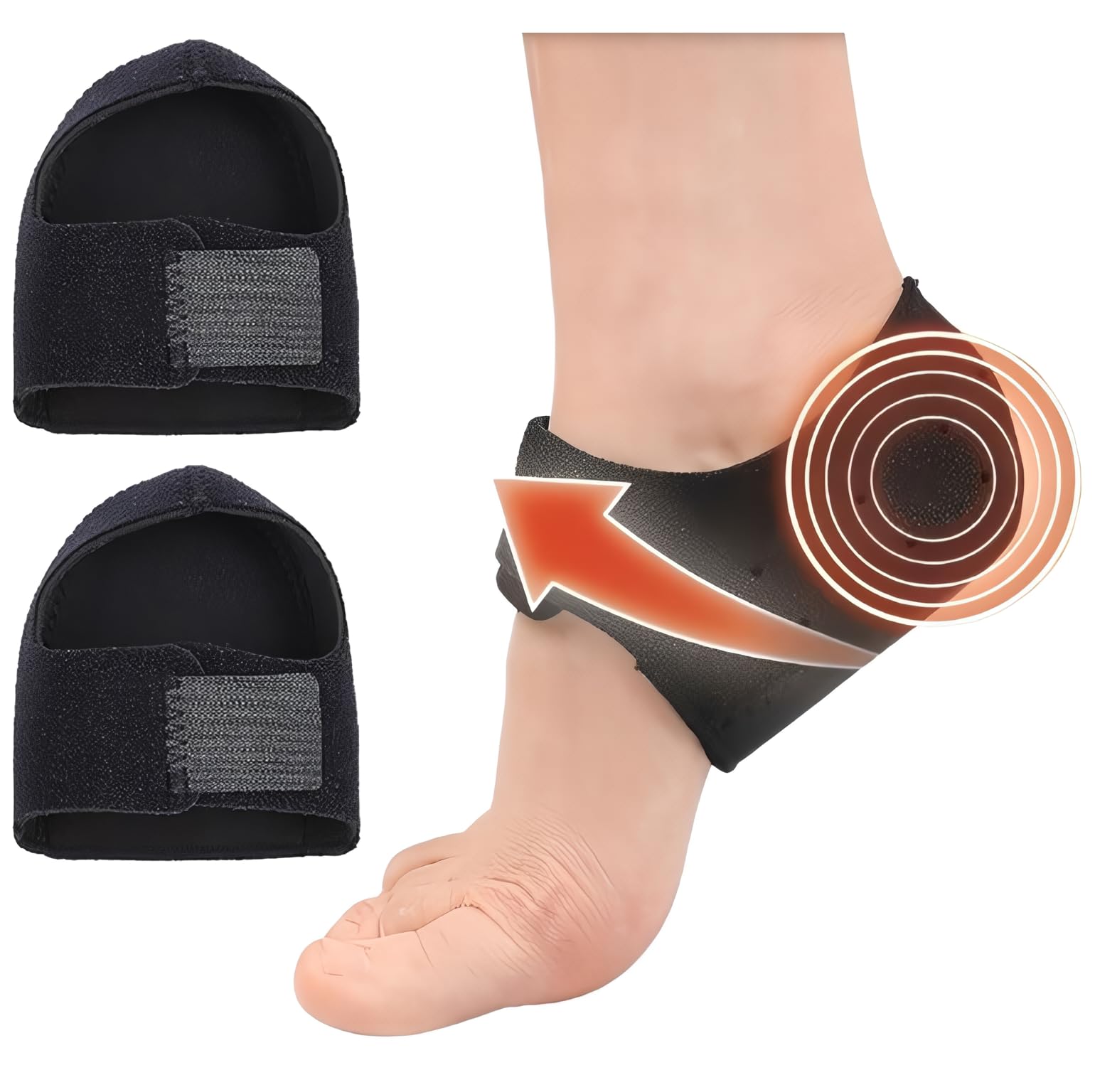 Amazon | Chefal 踵サポーター 【柔道整復師監修！ 足裏サポーター