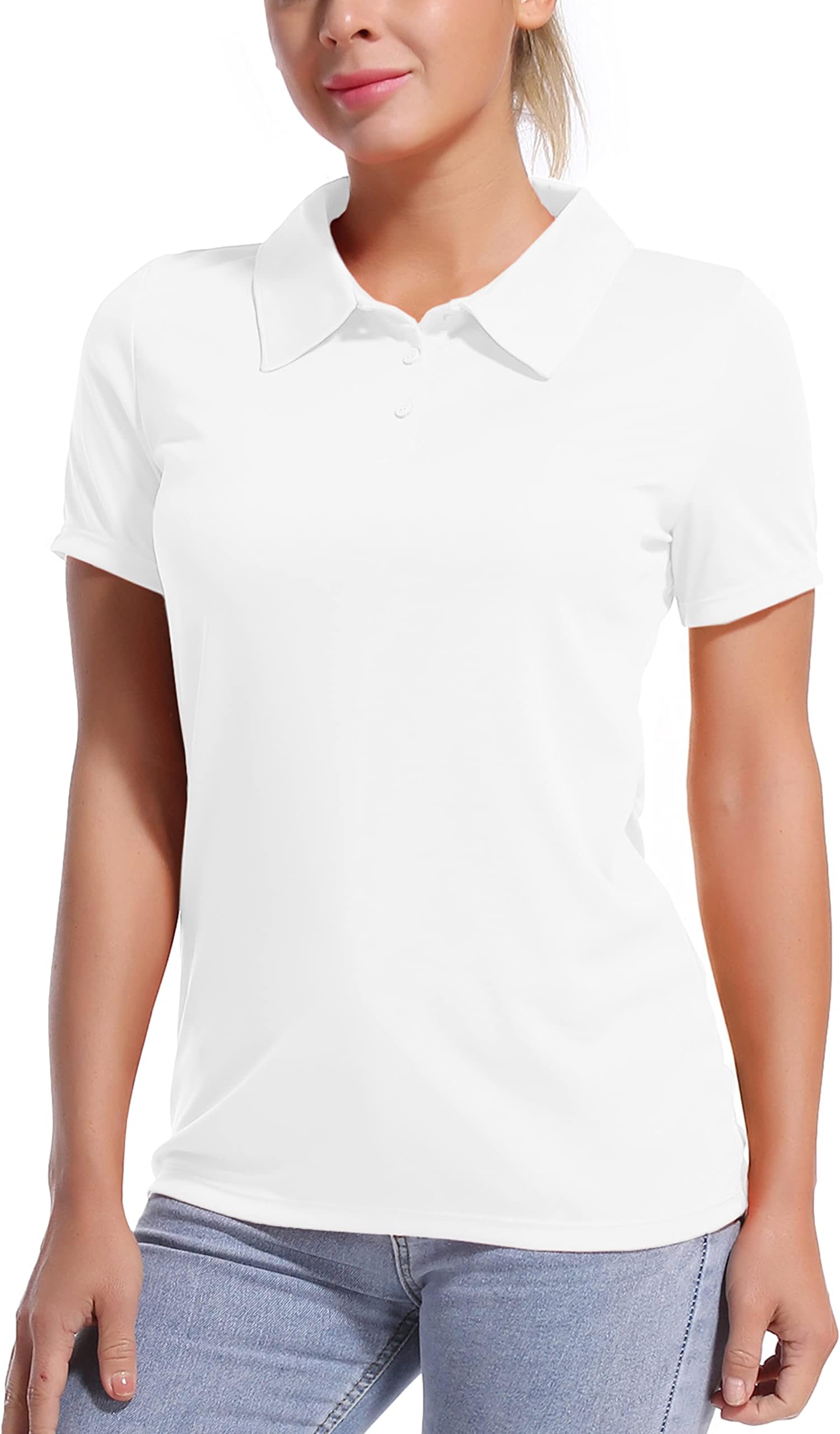 BUBBLELIMESleeveless/Polo Women's UPF 50+ Sun Protection Athletic Tennis Golf Shirts Quick Dry Outdoor Sports