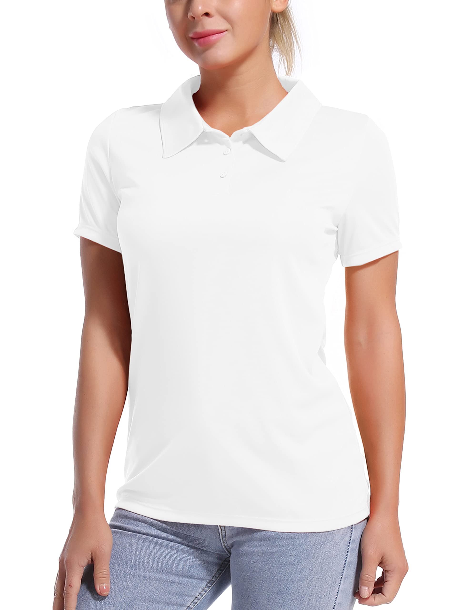 BUBBLELIMESleeveless/Polo Women's UPF 50+ Sun Protection Athletic Tennis Golf Shirts Quick Dry Outdoor Sports