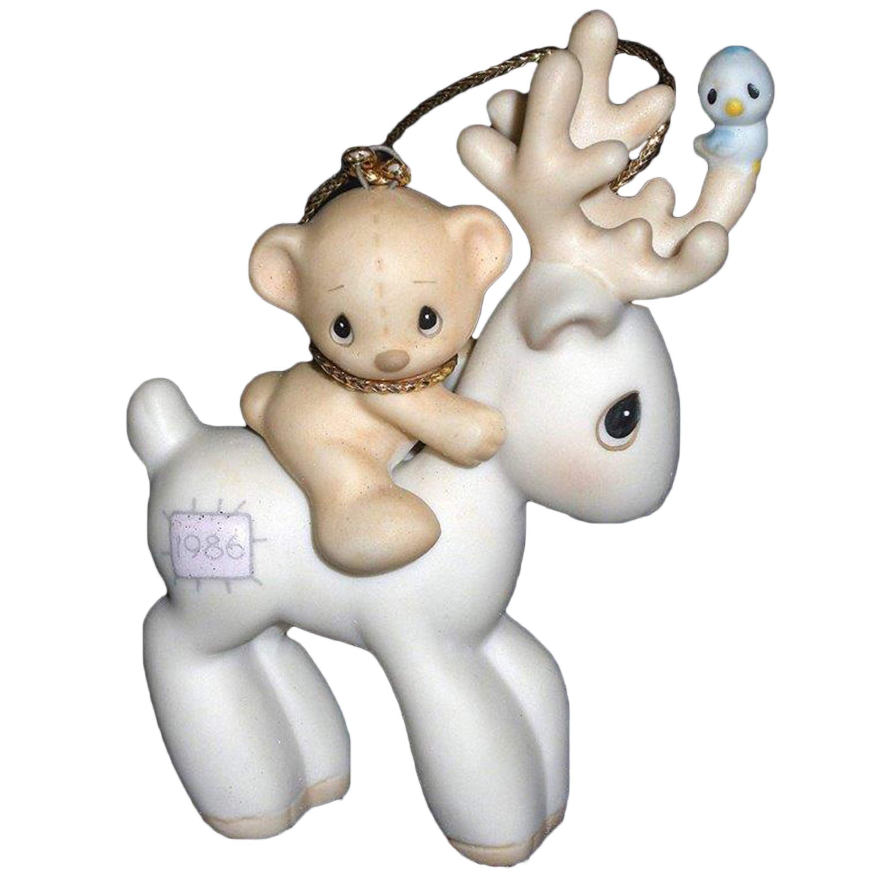 Renne Ornement Precious Moments 102466 Collection Anniversaire 1986