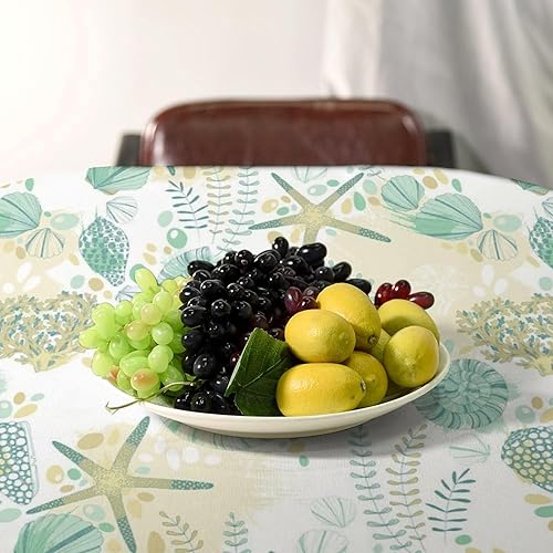 Miniatura 607 de Mantel floral hippie, diseño retro de los años 70, naranja, rosa, azul, floral, bohemio, estampado estético de margaritas, para fiesta, picnic