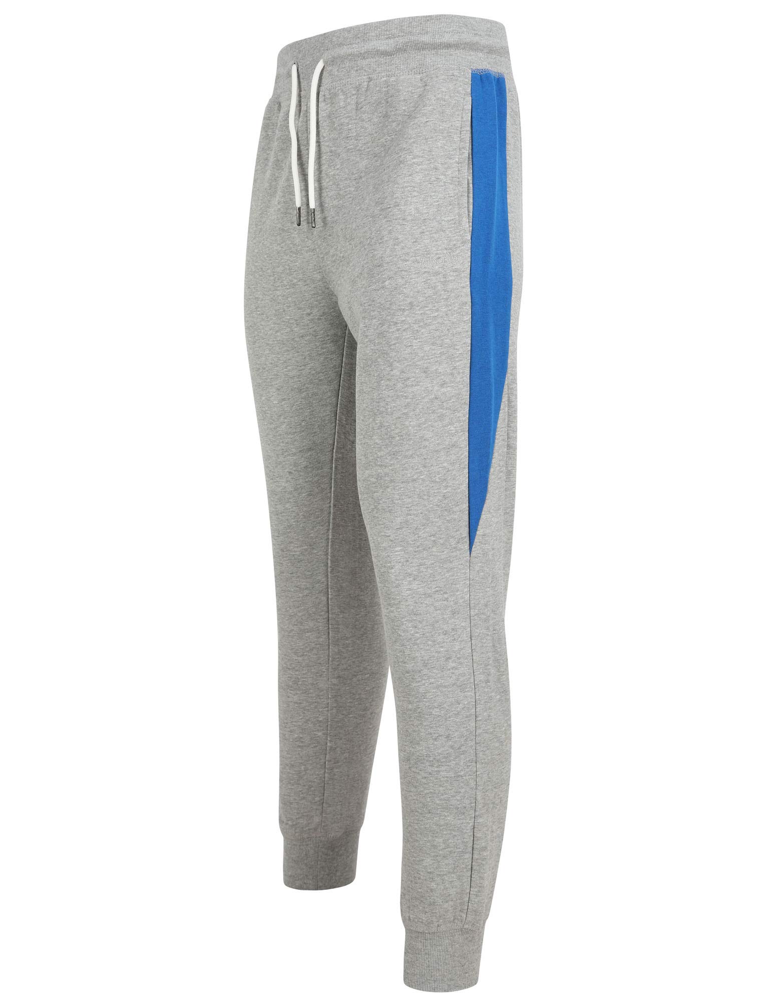 Tokyo Laundry Pantaloni Jogger Uomo Lawthorn Con Risvolto - Misto Cotone Morbido - Sky Captain Navy Marl Taglia M