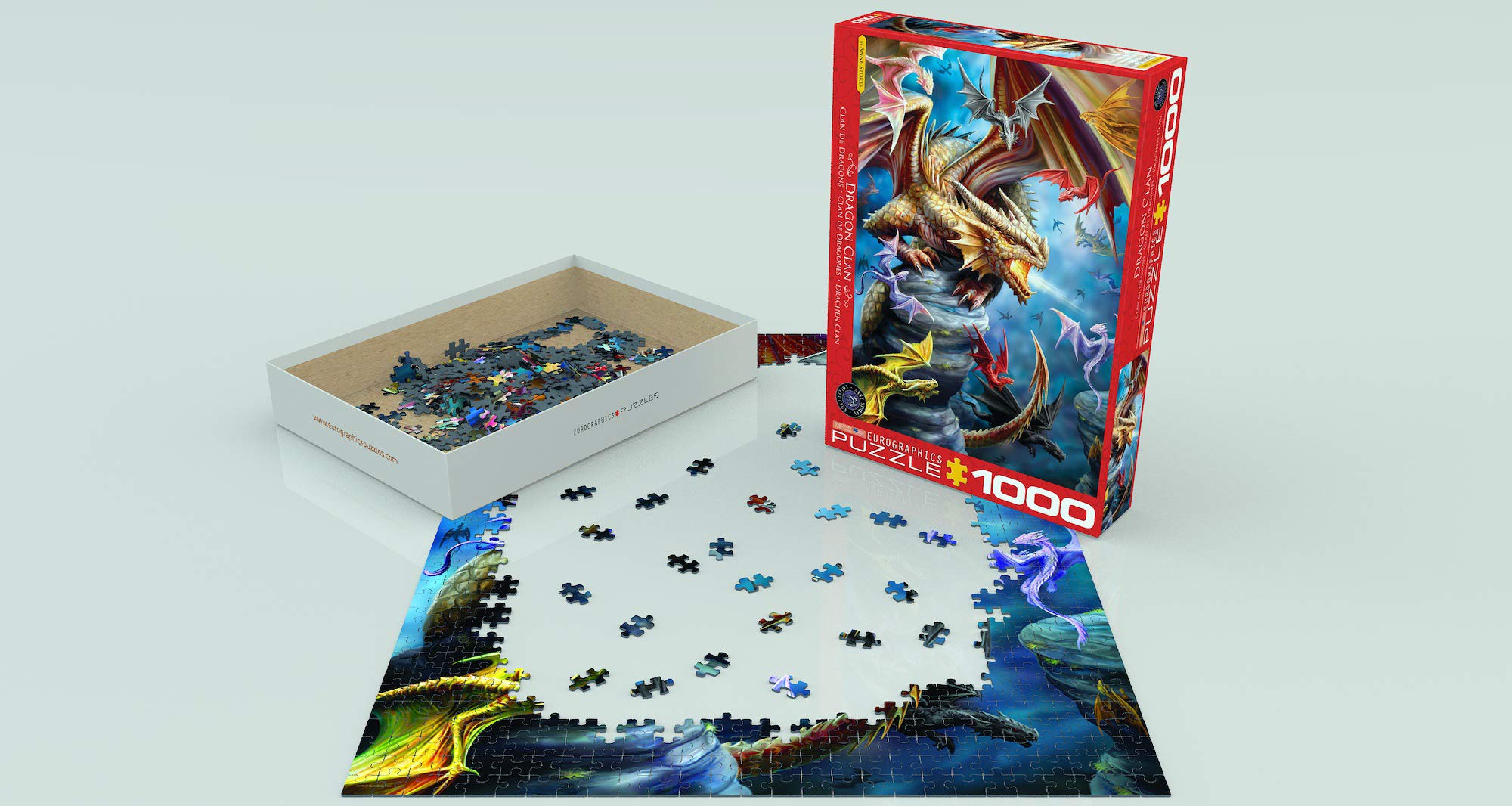 Amazon.com: EuroGraphics Dragon Clan by Anne Stokes 1000-Piece