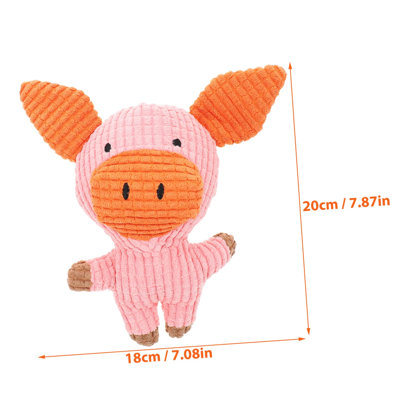 ABOOFAN 5 Piezas Juguete para Mascotas Hueso de Juguete Peluche Juguetes Juguete para Masticar Cachorro Mascota de Dibujos Animados Que Suena Juguete el Gato Felpa