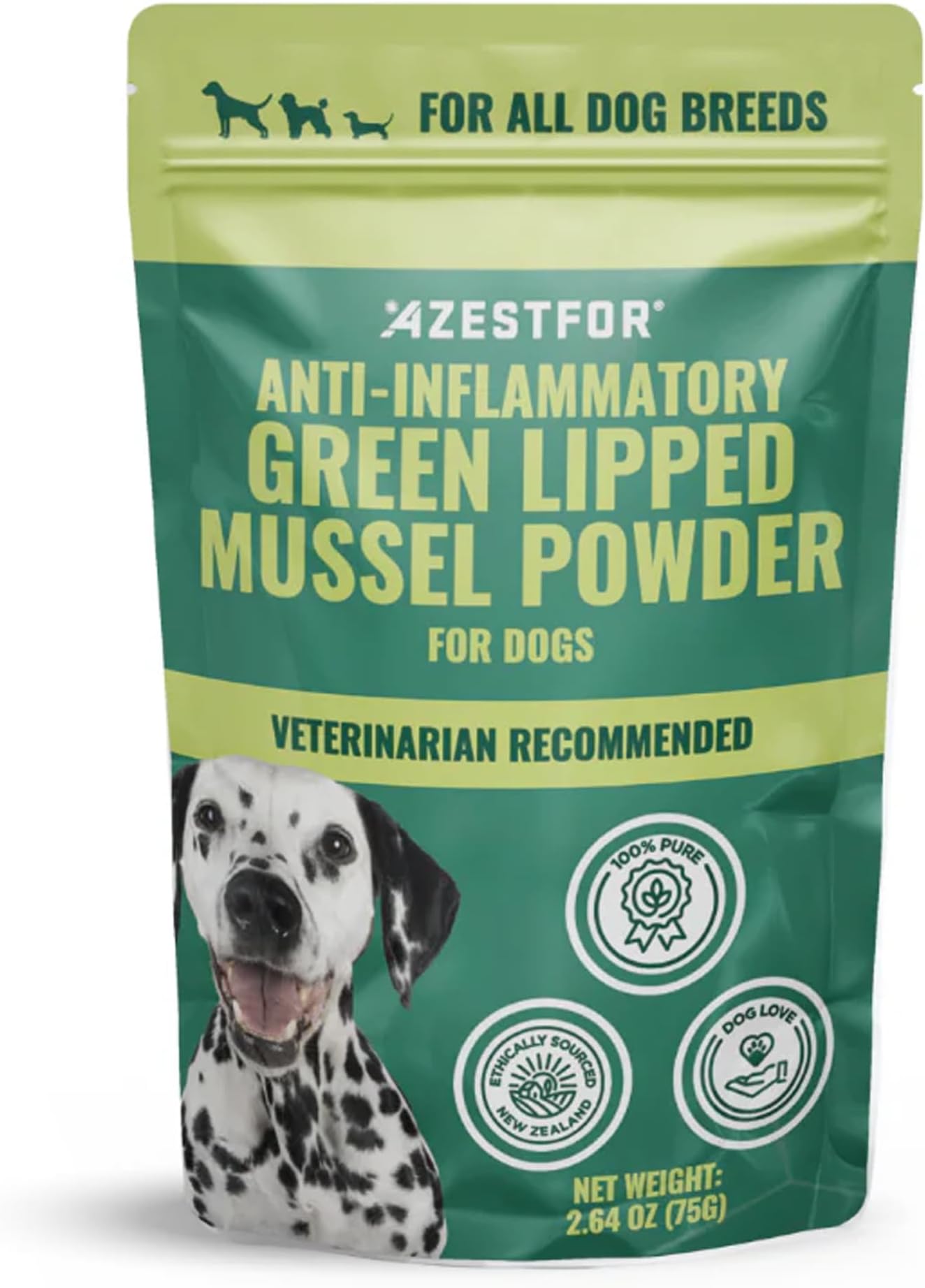 Anti-Inflammatory Green Lipped Mussel for Dogs Powder