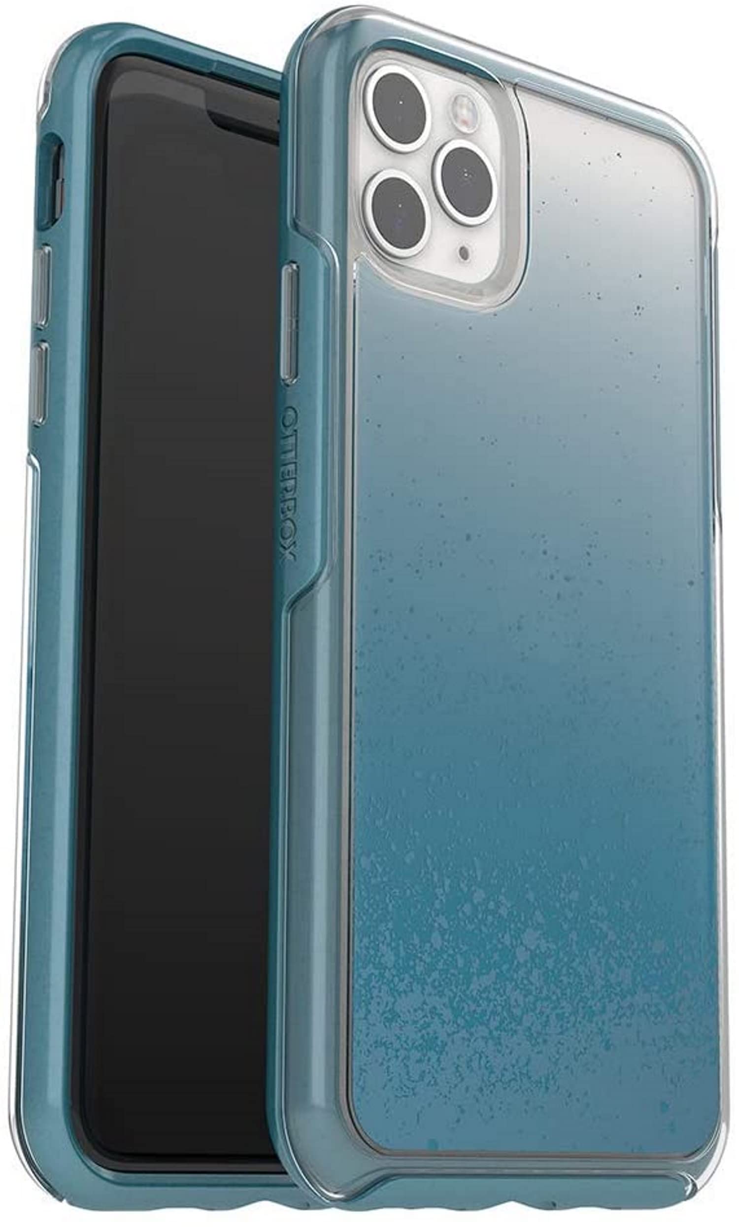 OtterboxSymmetry Clear Series Case for iPhone 11 Pro Max and iPhone Xs Max - Non Retail Packaging - WE'LL CALL BLUE (CLEAR/BLUE SAPPH MET/WE'LL CALL BLUE IML)