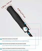 Vista 7 de Paraguas de golf extragrande de 62, 68 y 72 pulgadas, con doble dosel ventilado, resistente al viento, impermeable, de apertura automática