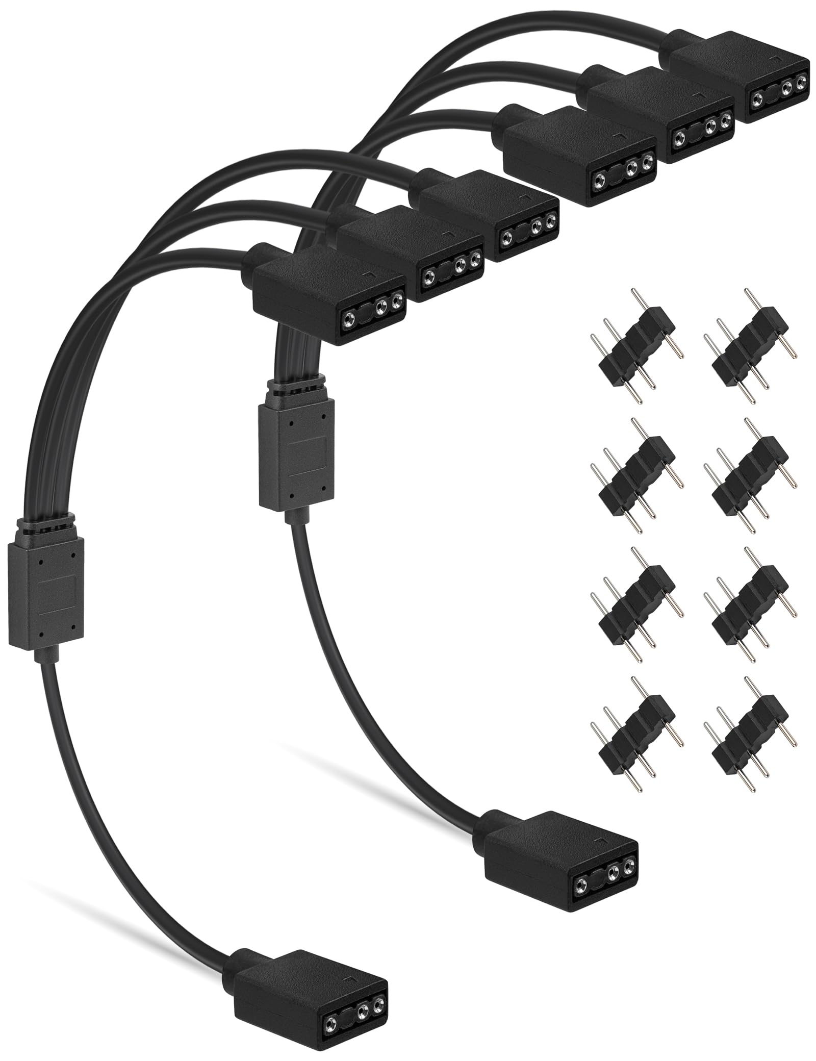 Amazon.co.jp: upHere ARGBファン用電源ケーブル 3分岐ケーブル
