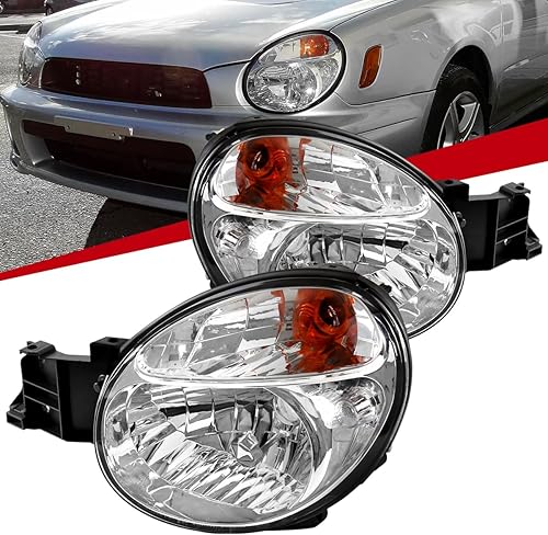 Miniatura 8 de Se adapta a Subaru WRX 02-03 - Juego de faros delanteros de humo negro