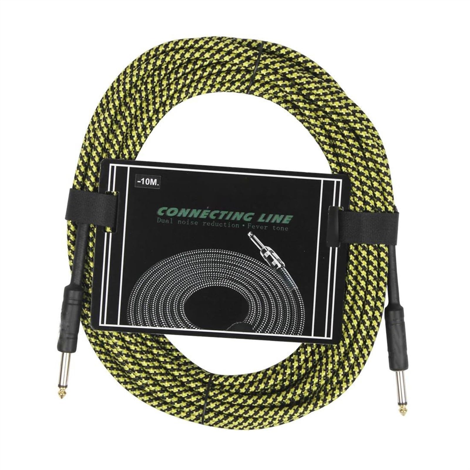TSTS Cavo Strumento per Chitarra Cavo per chitarra Cavo di collegamento per amplificatore Cavo Linea di riduzione del rumore Parti per chitarra(10M Yellow)