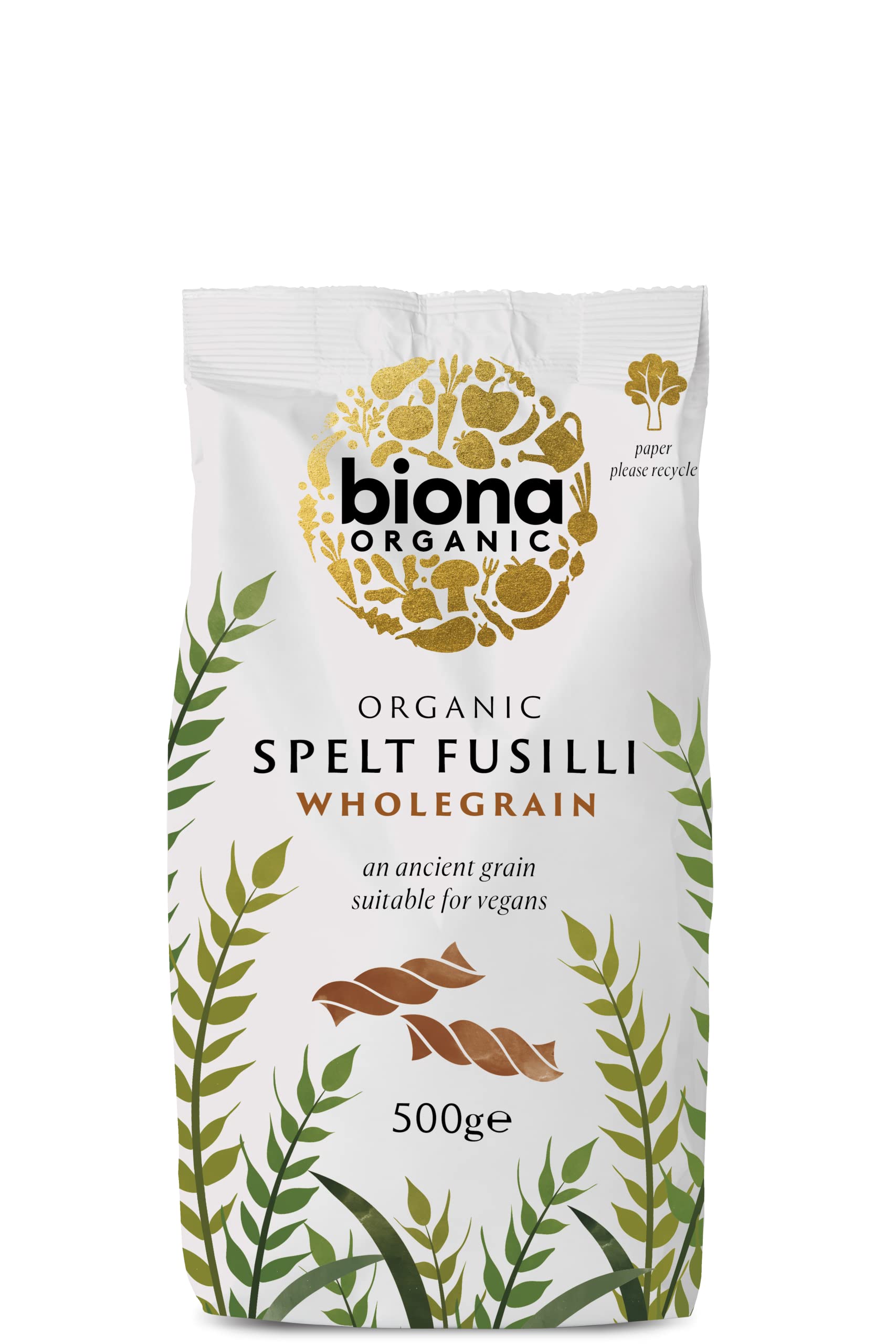 Biona | Wholewheat Spelt Fusili Org | 10 x 500G