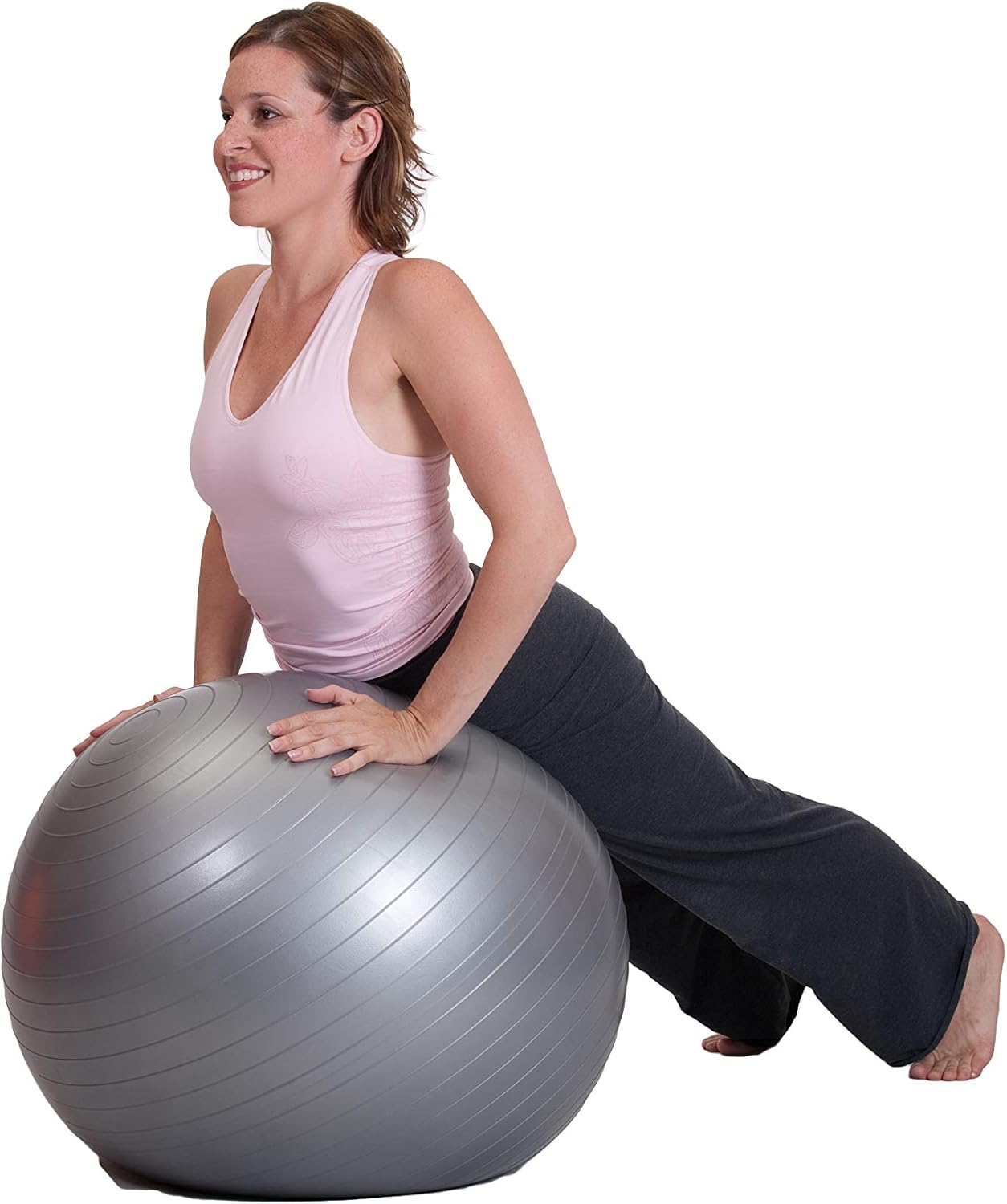 Exercise Ball (5585cm) Duraform Yoga Ball, Burst Resistant