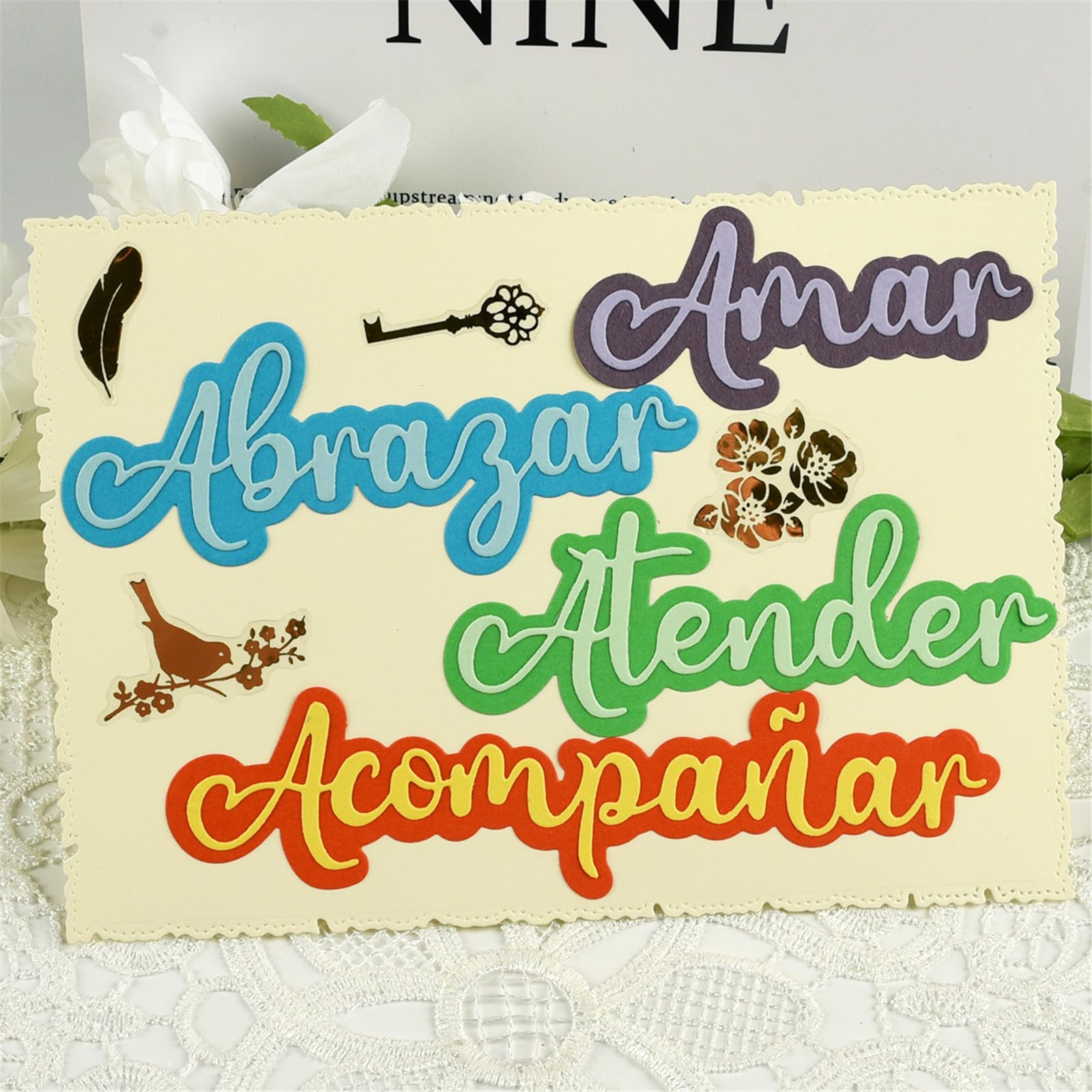 Troqueles Plantilla Molde Manual Troqueles Metal Álbumes Recortes Tarjetas Álbum Moldes Decorativos