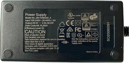 Miniatura 4 de STAIGO Sofá eléctrico reclinable transformador cargador o silla elevadora adaptador de corriente 29V 2A para Okin Limoss Pride Golden Lazboy