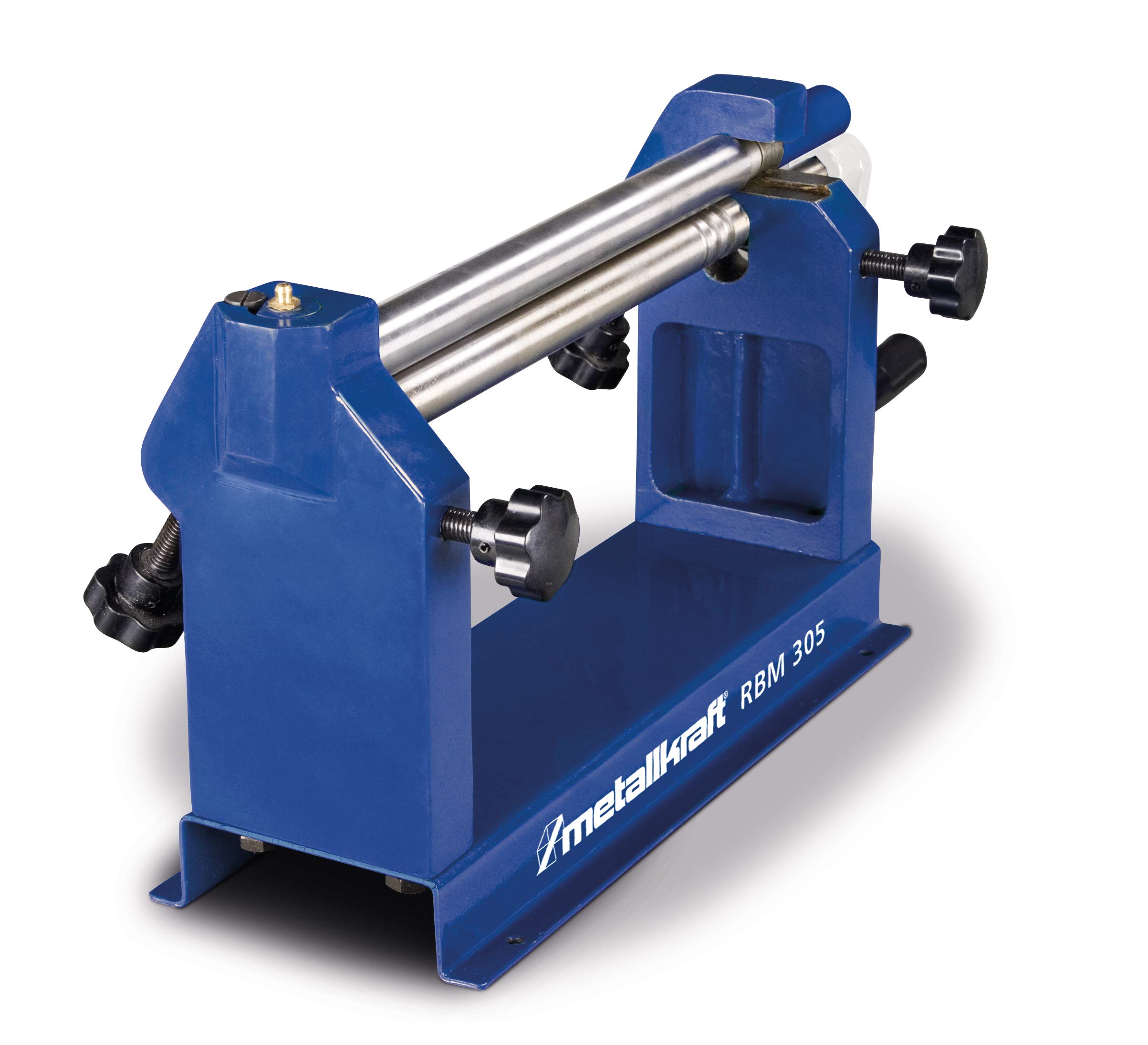 Metallkraft Manuelle Rundbiegemaschine RBM 305 (Biegemaschine mit 3 Walzen, solide Bauweise, Antrieb manuell) 3780112