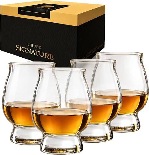 Libbey Signature Kentucky Bourbon Trail Whiskey Glasses, Set of 4