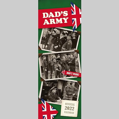 Official Dads Army 2022 Calendar - Month To View Slim Wall Calendar (The Official Dad's Army Slim Calendar 2022)