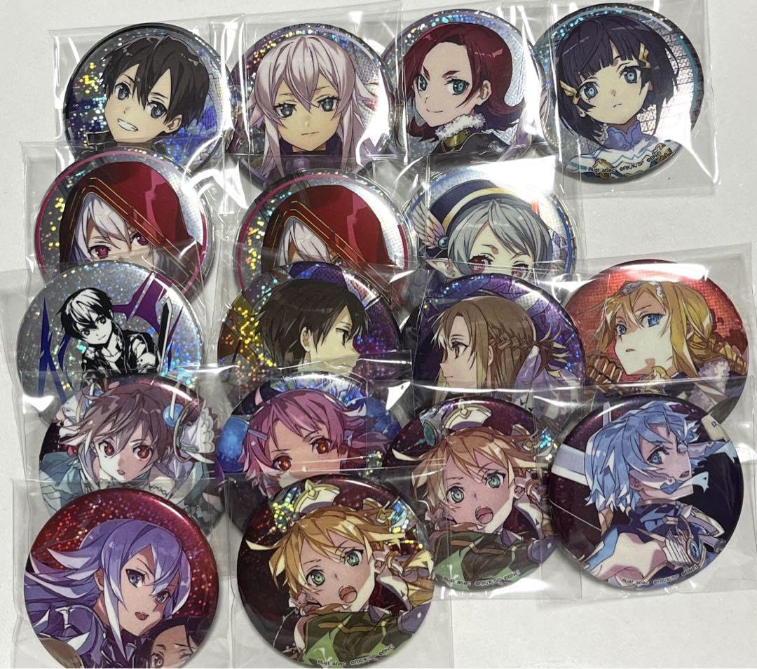 Amazon.co.jp: SAO ソードアート オンライン 攻略会議 缶バッジ : おもちゃ