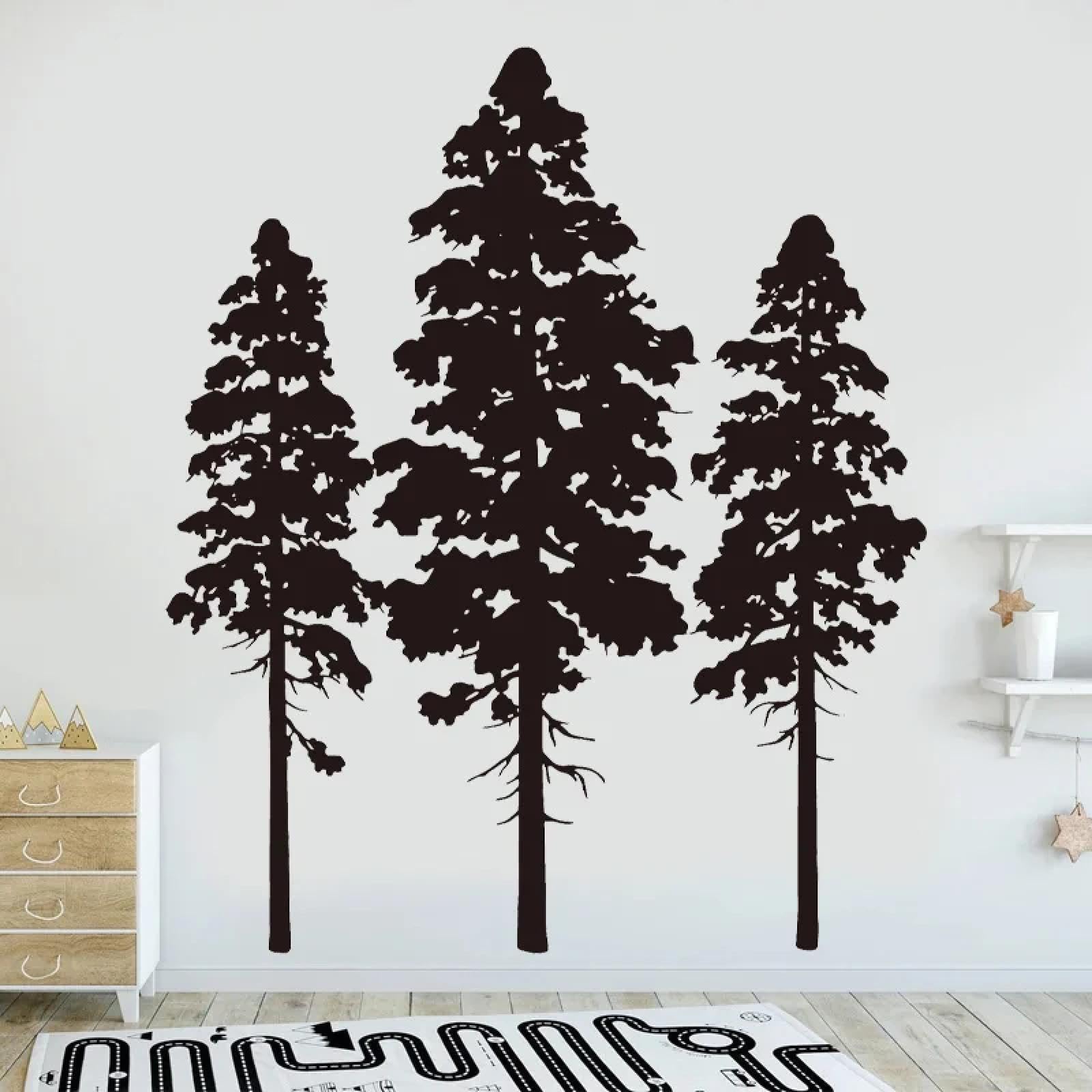 Zealplant Girls Black /Ballet Dancer Wall Sticker, Ballet Dancer Art Mural Wall Sticker, Dance Sticker, Bedroom Decoration.
