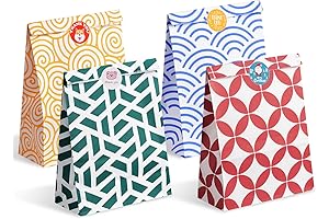 Assorted Color Gift Bags for Packaging