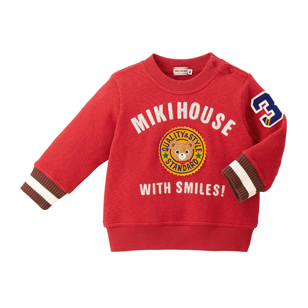 Amazon.co.jp: [ミキハウス] トレーナー スウェット 男の子 女の子 