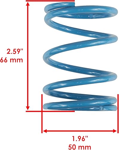 Miniatura 2 de Muelle de embrague de transmisión primaria Caltric compatible con Polaris Scrambler 500 2X4 4X4 1999-2009 7041157