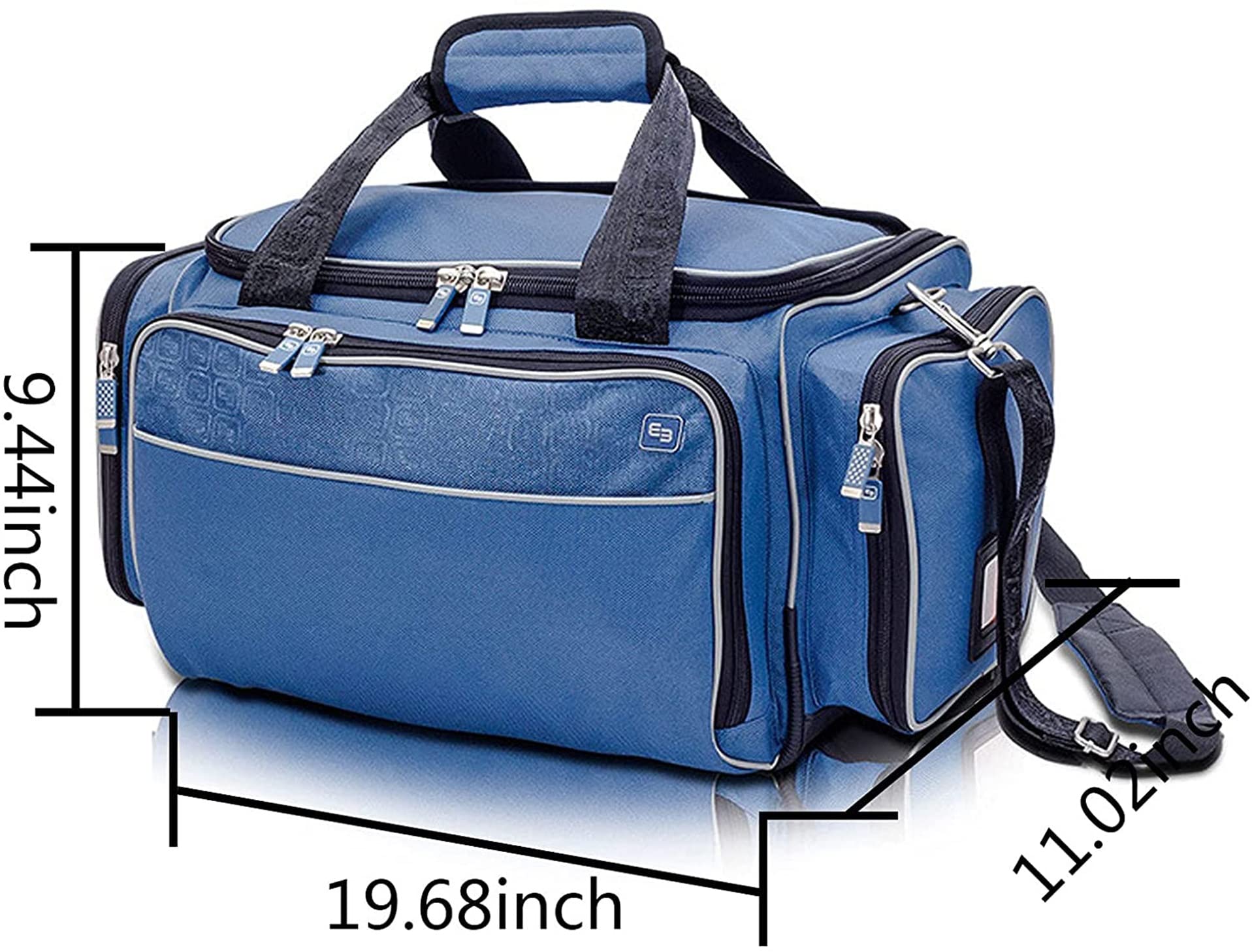 Kit di Pronto Soccorso di Grande capacità, Vuoto, Borsa per Forniture mediche per situazioni di Emergenza e Sopravvivenza, Ideale per Auto, Camion, Campeggio, Escursionismo, Viaggi, Sport