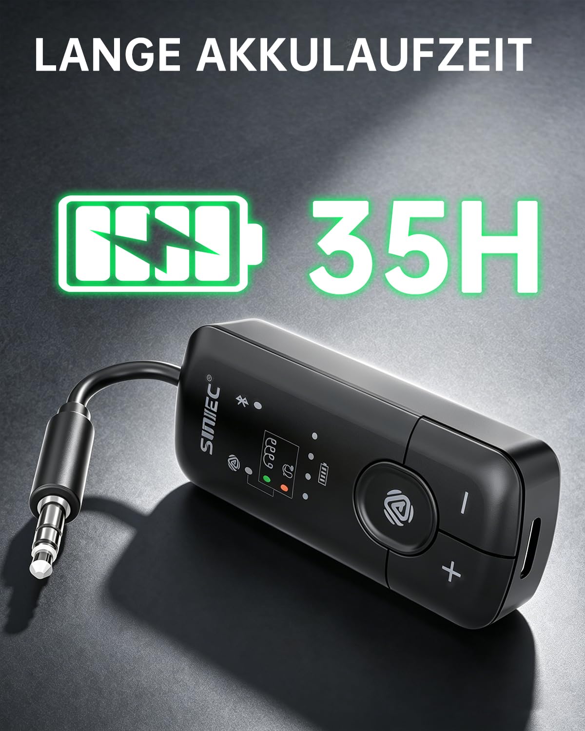 Bluetooth Adapter Flugzeug & LE Audio Auracast Transmitter mit aptX & LC3