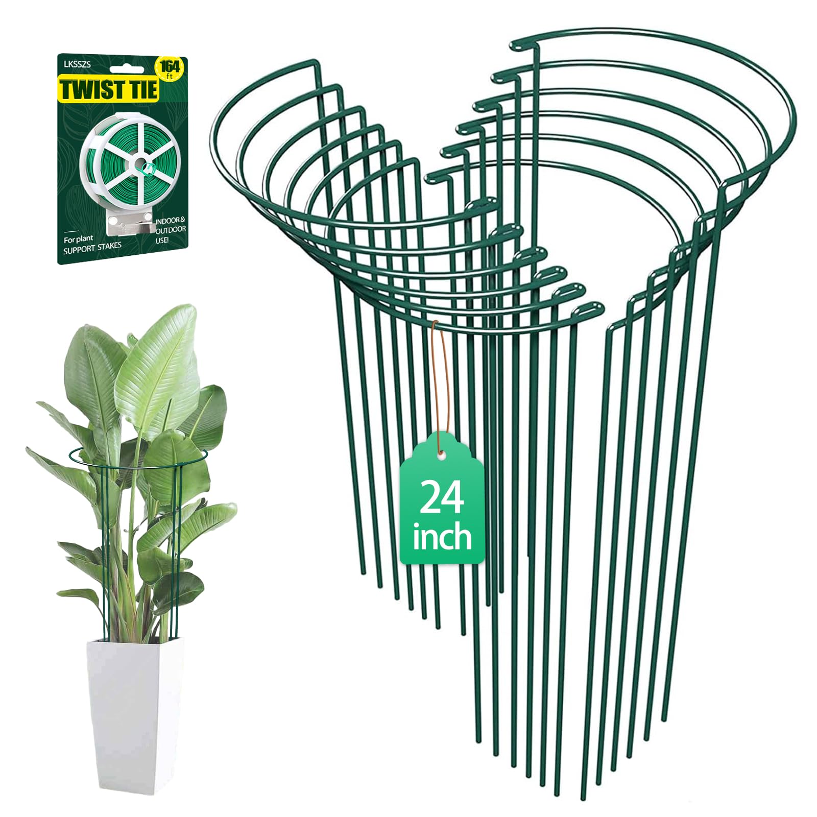 12 Pack 24 inch Plant Support Stakes