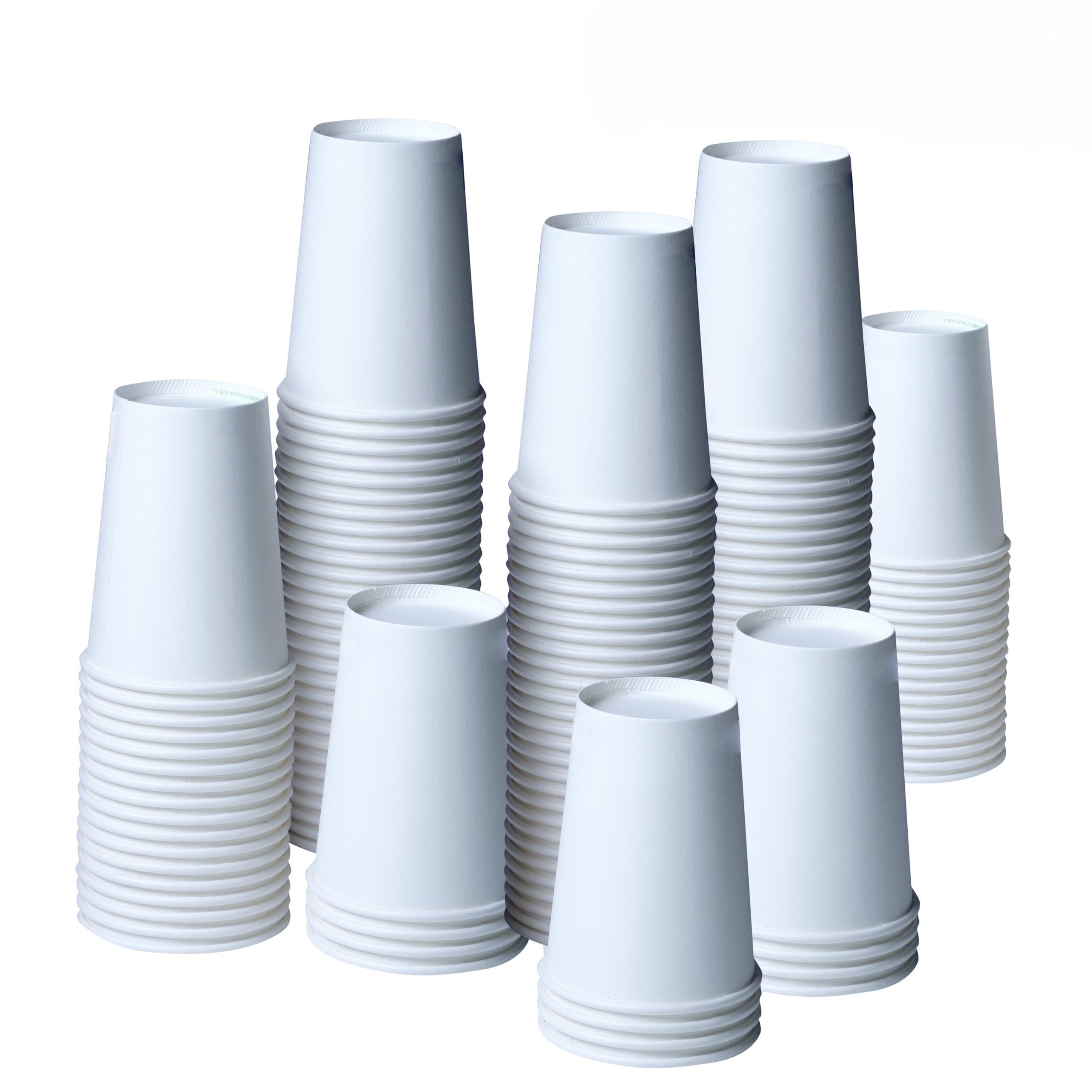 DETERMONDO Bicchieri Carta Bianchi Monouso Grandi 360 ml Usa e Getta, Biodegradabili, Termici Ideali Per Acqua, Caffè, Cappuccino, Tisane e Bevande Calde Compostabili e Riciclabili 1000 pz