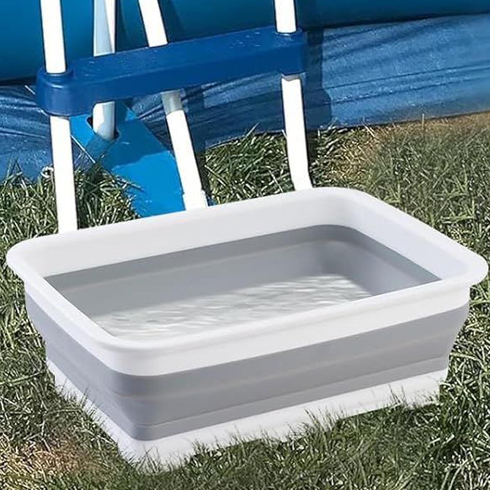 Bassin de trempage pour les pieds de piscine,Seau de Lavage des Pieds de Spa,Bassine de Bain de Pieds d'Entrée de Piscine - Pour La Piscine, Plage, Camping, Lac, Étang, Jardin, Arrière-Cour, Et Pelous