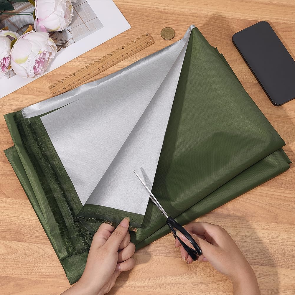 GIURI TESSUTI - Tessuto OXFORD CANVAS Idrorepellente, Antimacchia, Ideale per ARREDO e TAPPEZZERIA DI INTERNI - Altezza 140 CM (3 MT, TORTORA CHIARO